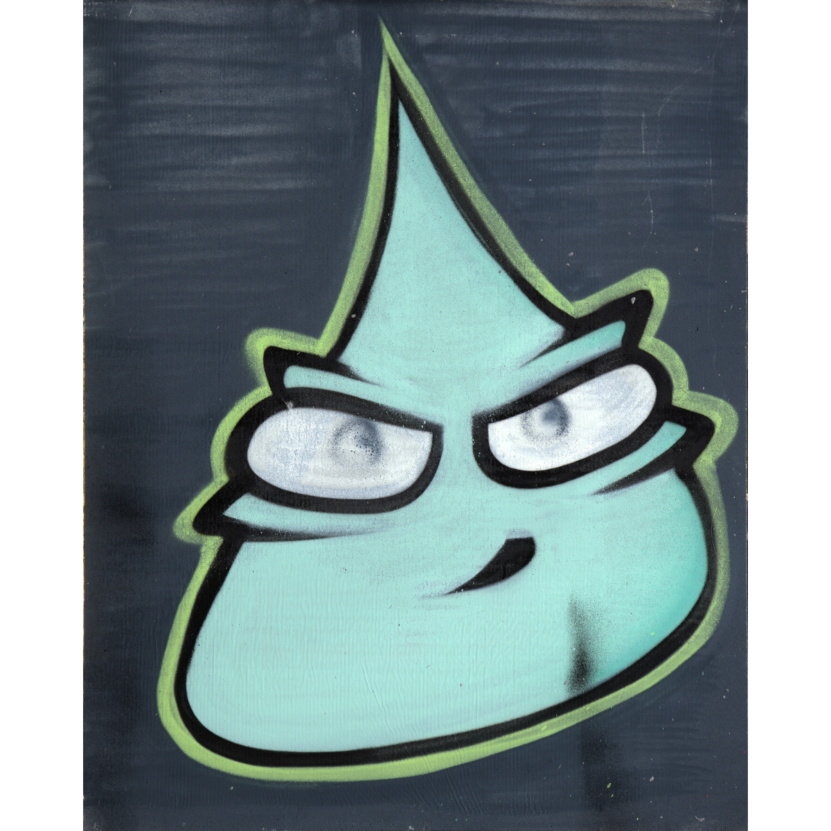 angry joe - #0005 - Real Artwork
      <br>painting on cement fiberboard, 100 cm * 125 cm